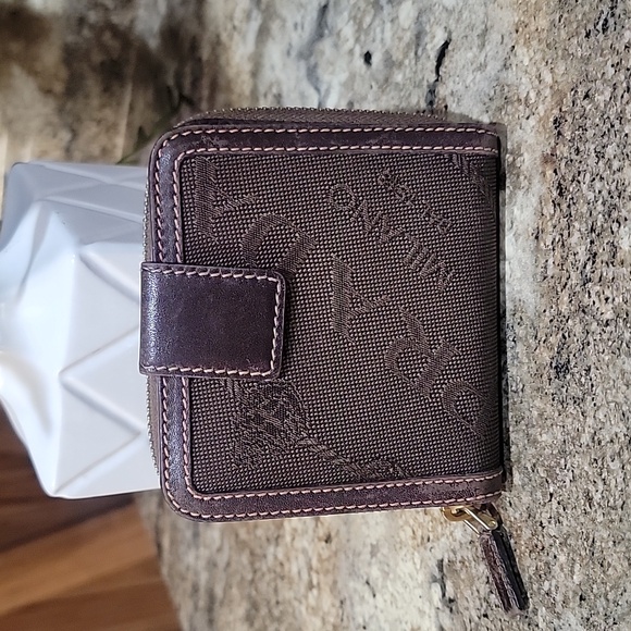 PRADA EUC Logo Jacquard Canvas Wallet - Picture 1 of 8